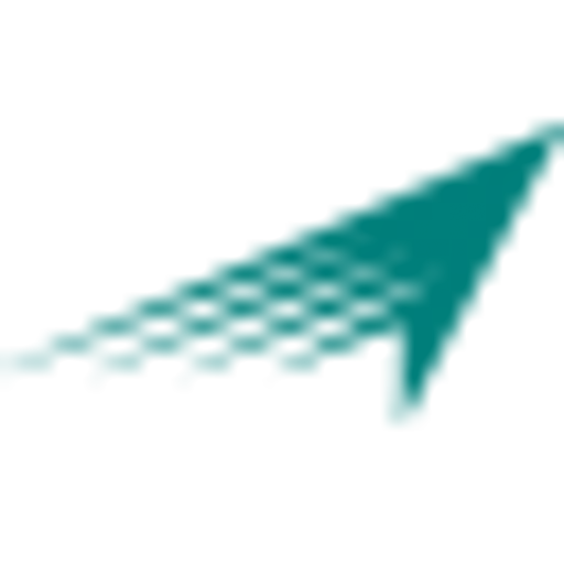 BirminghamShuttleworth International Airport logo featuring a stylized airplane silhouette within a shield shape conveying