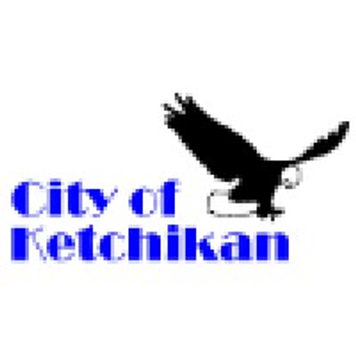 A black sailboat logo with a distinctive red hull represents the Ketchikan International Airport