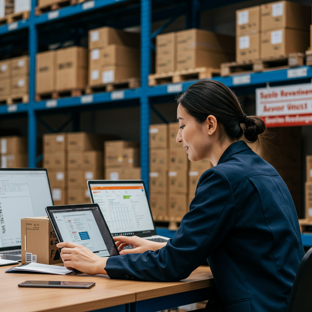 Efficient logistics in bulk parts procurement