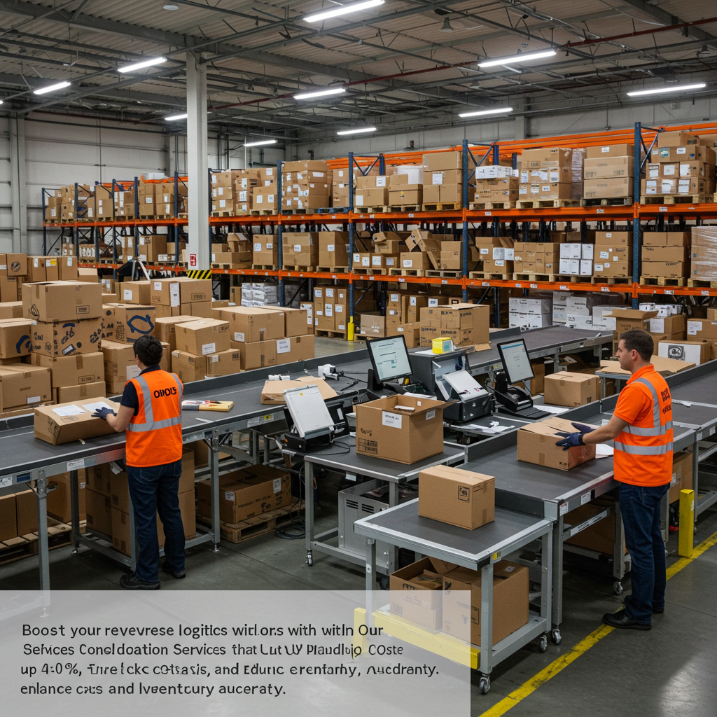 Efficient goods consolidation in a warehouse