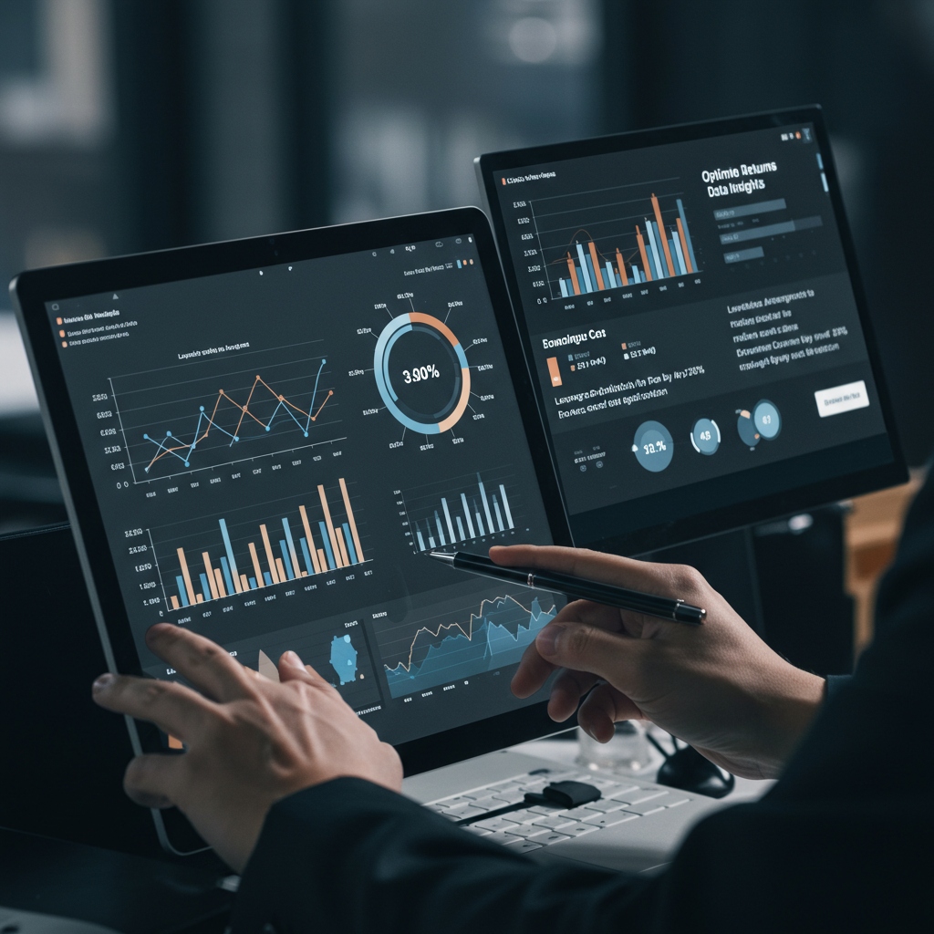 Visualizing data trends in returns management