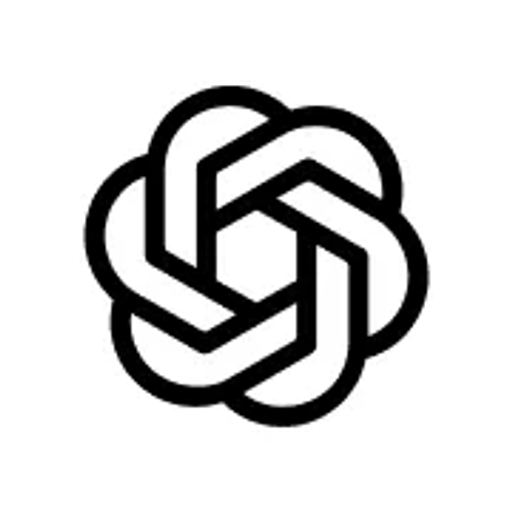 A complex interwoven knot of white lines forms a minimalist logo representing interconnectedness and design