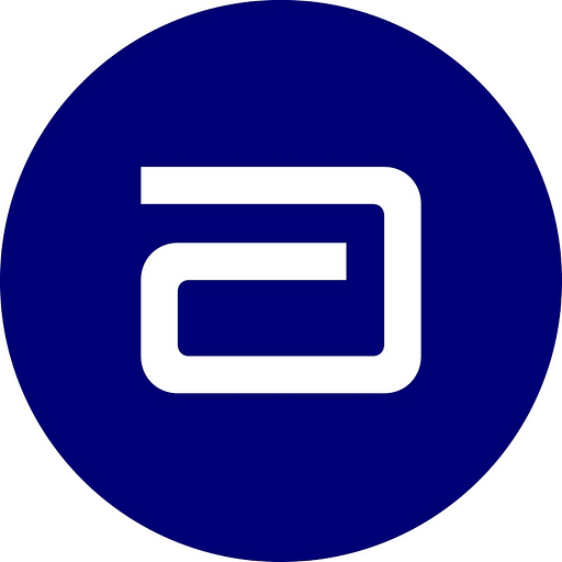 Abbott Rapid Diagnostics logo depicts a white stylized infinity symbol representing continuous testing and reliable results