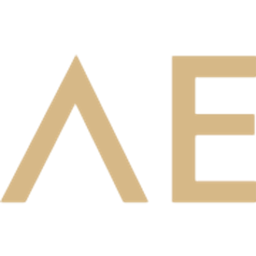 Acorn East logo featuring a stylized acorn graphic in shades of beige and brown representing the brands identity