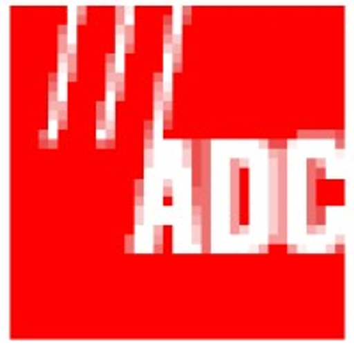 A red logo features the text ADC Solutions Auto LLC with a stylized design including an automotive gear symbol