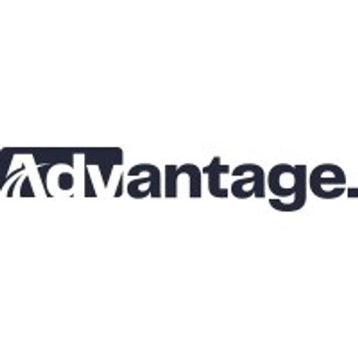 Advantage International logo featuring a stylized shield design with the words Advantage and International inside