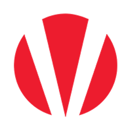 The Agyo Endo Corp logo features a stylized white triangle shape against a red background representing the companys branding