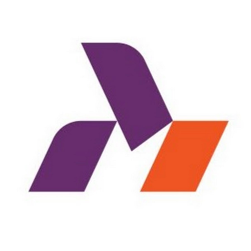 AhlstromWindsor Locks LLC logo featuring three overlapping orange rectangles forming an abstract geometric design