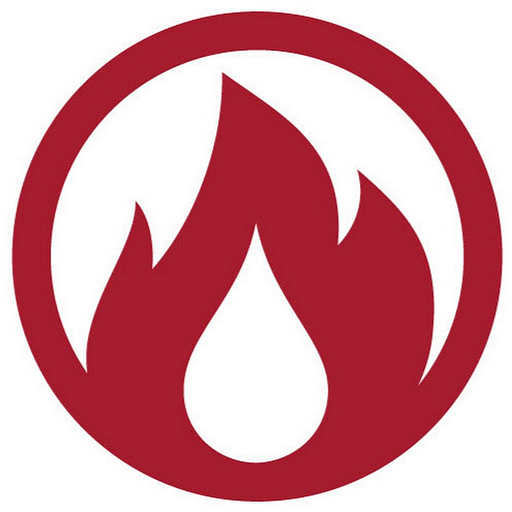 AkroPolychem Inc logo depicts a stylized flame design representing innovation and the companys focus on polymers