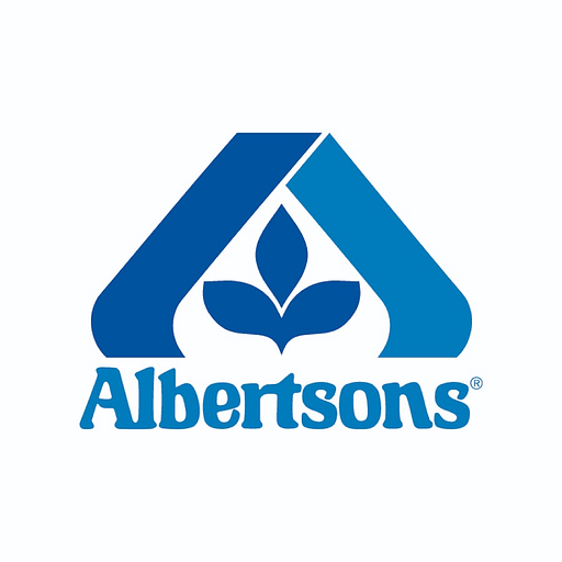 Albertsons LLC logo displaying the companys distinctive blue shield emblem design