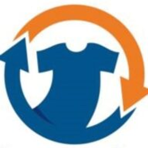 A blue logo featuring an orange arrow pointing upwards representing Alliance Laundry Systems LLCs commitment to innovation