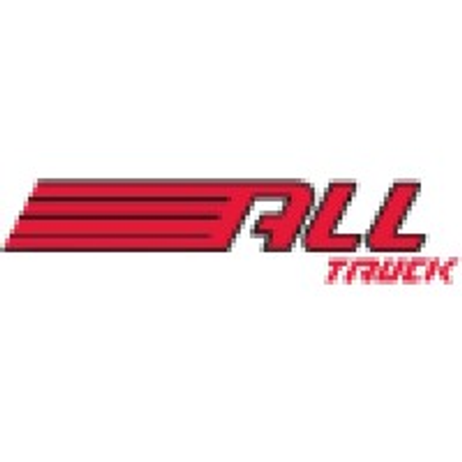 Alltruck Tires LLC logo featuring a large truck with a tire and the company name in bold text