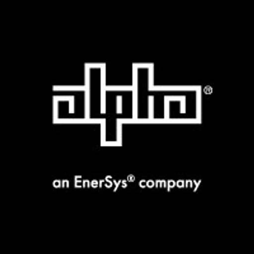 Alpha Engineered Composites LLC logo displays the companys name and a stylized design featuring a blue and gray composite