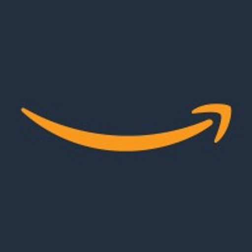 Amazon Services LLC logo features the company name in a professional font with a dark blue background and white text