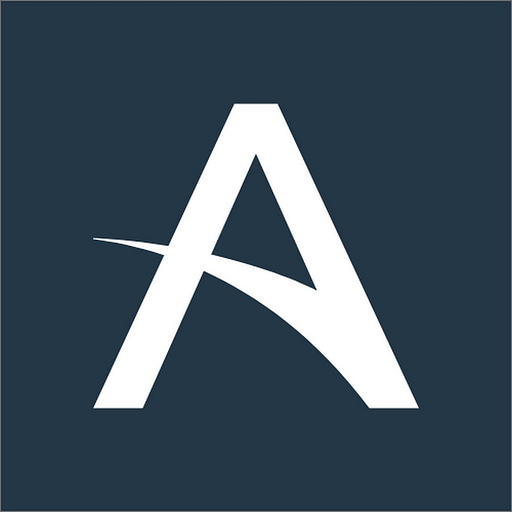 American Lighting logo featuring a stylized white emblem with a modern design and a bold geometric shape