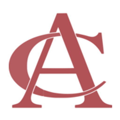 The Andrews McMeel Publishing LLC logo features a bold red capital A with intricate detailing and flourishes representing