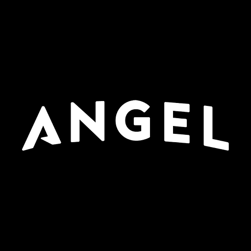 A stylized angel logo design features a white angelic figure against a dark background with the words Angel Deco Supply Inc
