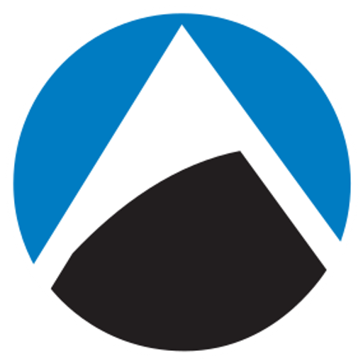 Apex Tool Group LLC logo featuring a stylized blue triangle isolated on a white background representing strength and