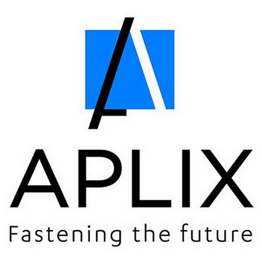 A stylized blue logo featuring Aplik text with a distinctive square design representing the Aplix Inc brand
