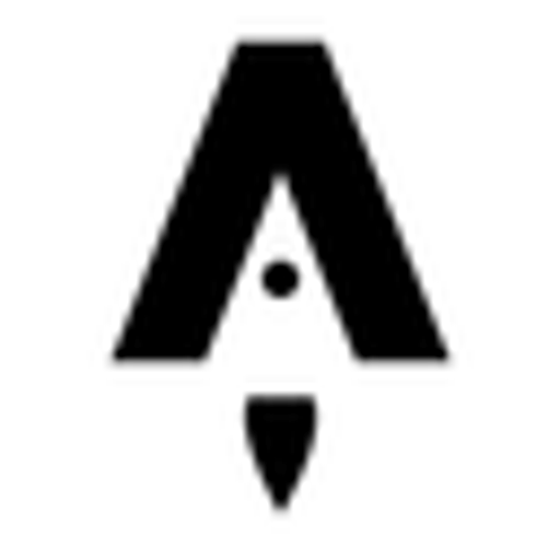 A black arrow pointing upwards representing Apollo Groups logo signifying growth and upward trajectory