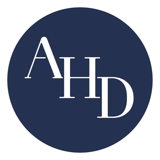 Ardmore Home Design LLC logo features a stylized house icon with a modern design and a neutral color palette