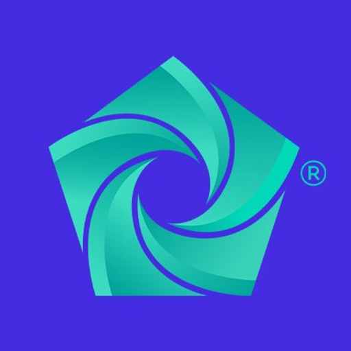 A stylized logo featuring a vibrant green fivepointed star in a swirling vortex design representing ariseusainternationalinc