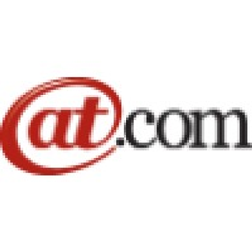 Athome procurement inc logo featuring a red circle with the company name in a modern font