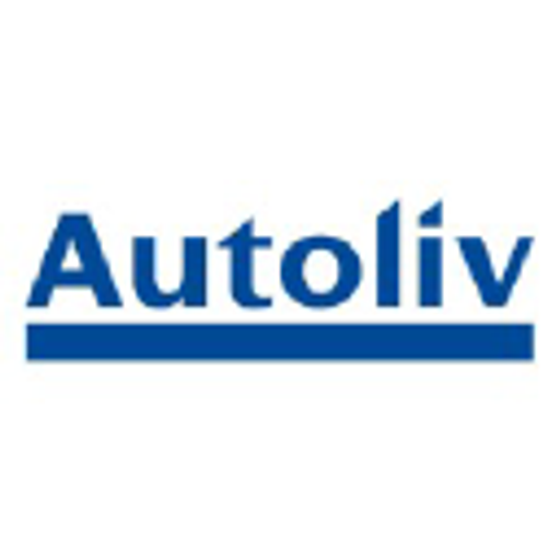 Autoliv Inc logo featuring a stylized blue shield with the company name in white text