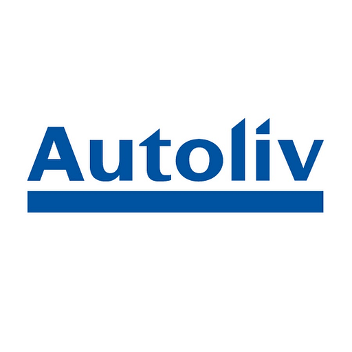 Autoliv Canada logo featuring a prominent blue shield with the companys name in white