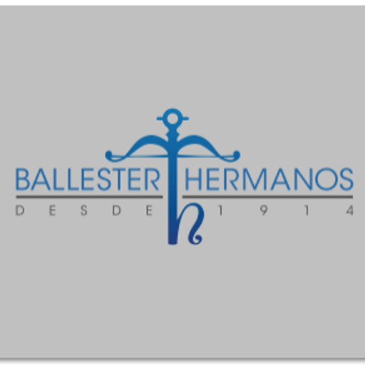 The logo depicts the Ballester Hermanos Inc name with a prominent anchor symbol representing maritime connection and