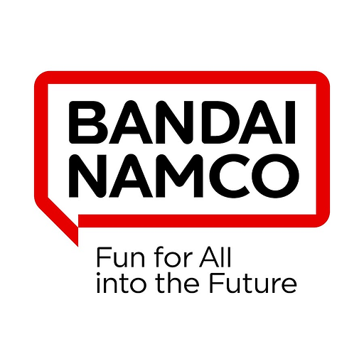 The Bandai Logipal America Inc logo features a stylized red shield with a white inner design and the text Bandai Logipal