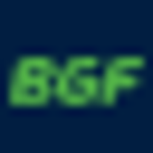 A logo featuring the BGFECOMATERIALSAMERICAINC name in bold letters with a blue and gray color scheme conveying corporate