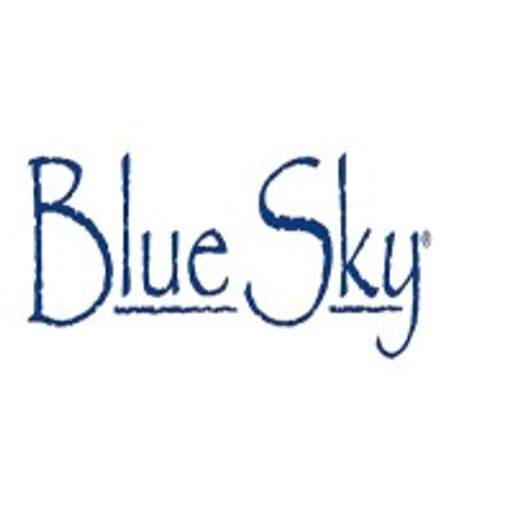 Blue Sky Clayworks Inc logo displays a stylized blue sky with a cloud and the company name in white text