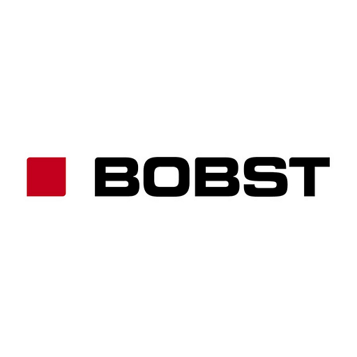 Bobst North America Inc logo a bold black square emblem representing the companys brand identity and presence