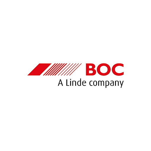 Boc International Inc logo features a bold red speedster car design conveying speed and dynamism