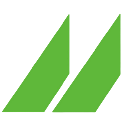 Boscus Canada Inc logo featuring three prominent green triangles arranged in a dynamic upward pointing formation