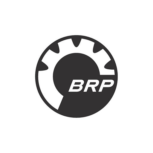 The BRAP logo is depicted featuring a stylized white gear against a white background representing the companys brand