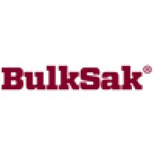 Bulksak International US logo featuring a dark brown truck silhouette against a white background with the text Bulksak HO