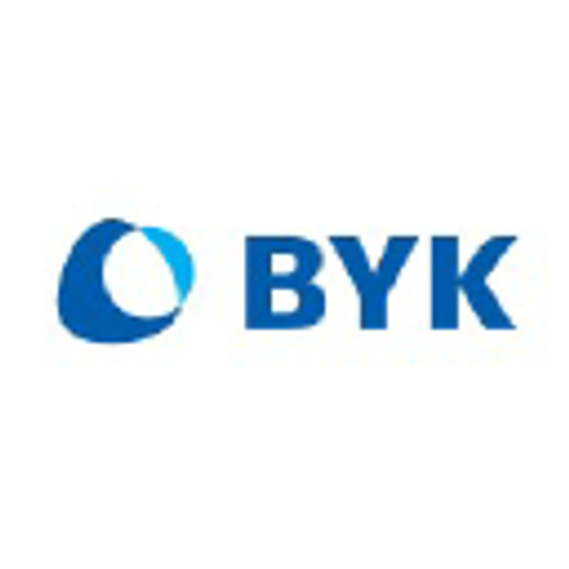 Byk logo featuring a blue circle with the company name in white representing the Byk logo