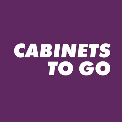 The Cabinets To Go logo depicts a stylized cabinet silhouette with a wrench and a hammer resting on it suggesting
