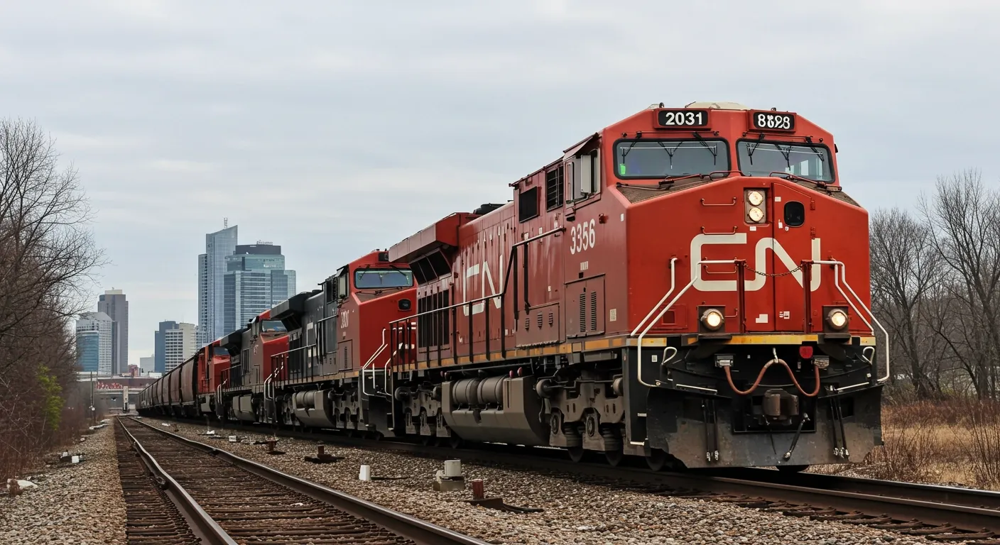 Canadian National Railway global carrier services and logistics operations