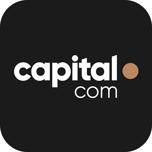Capital Brands distribution LLC logo displays a stylized shield emblem featuring a bold red color and white lettering