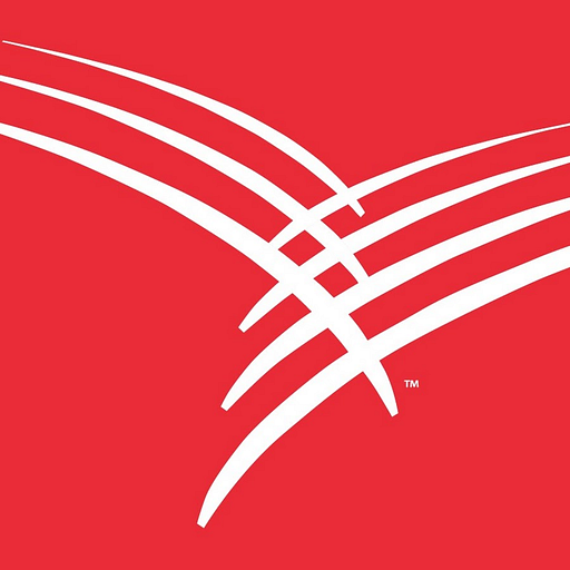 Cardinal Health logo features a stylized white design of intersecting arcs symbolizing connectivity and healthcare solutions