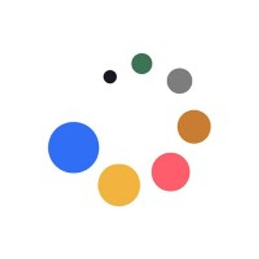 A vibrant logo features multiple colored circles arranged in a dynamic and overlapping pattern representing careismatic