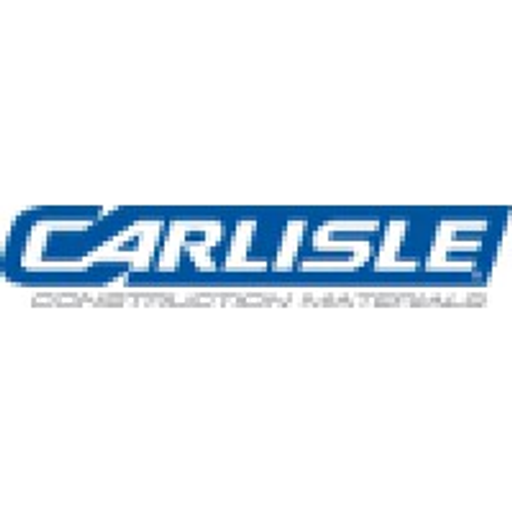 Carlisle Construction Materials logo displays a blue construction materials design with the company name prominently featured