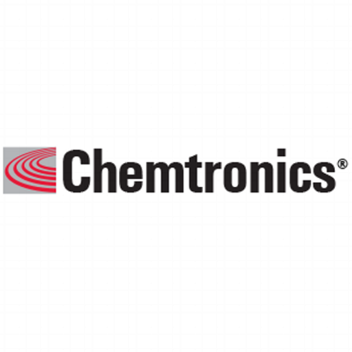 The Chemtronics USA Inc logo displays a stylized blue and white emblem featuring the company name and an abstract design