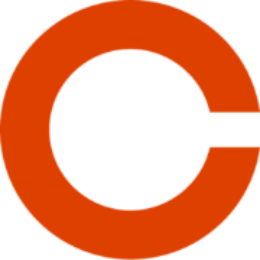 A large red circle with a white interior represents the Ciranda Inc logo a modern minimalist design