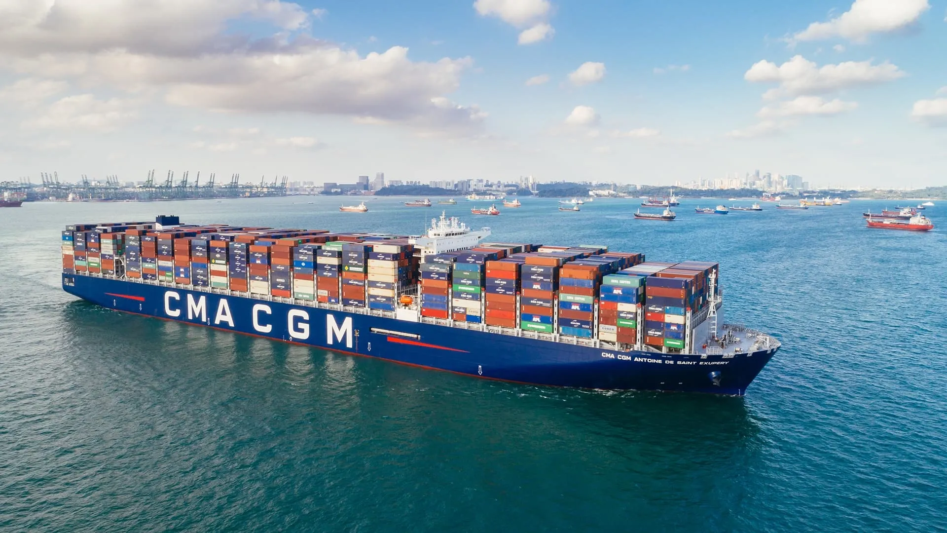 CMA CGM global carrier services and logistics operations
