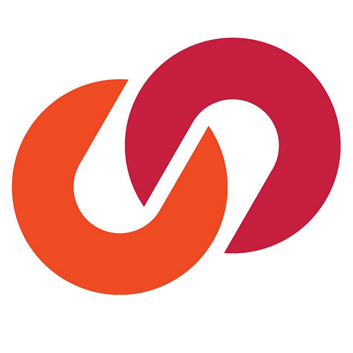 A red logo featuring stylized concentric circles representing cooper lighting solutions llc