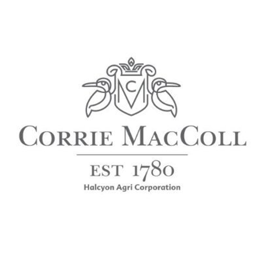 The Corrie McCall North America logo features a shield displaying a majestic eagle in flight against a backdrop of stars and